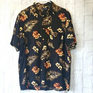 KNIGHTSBRIDGE Hawaiian Button-down Shirt